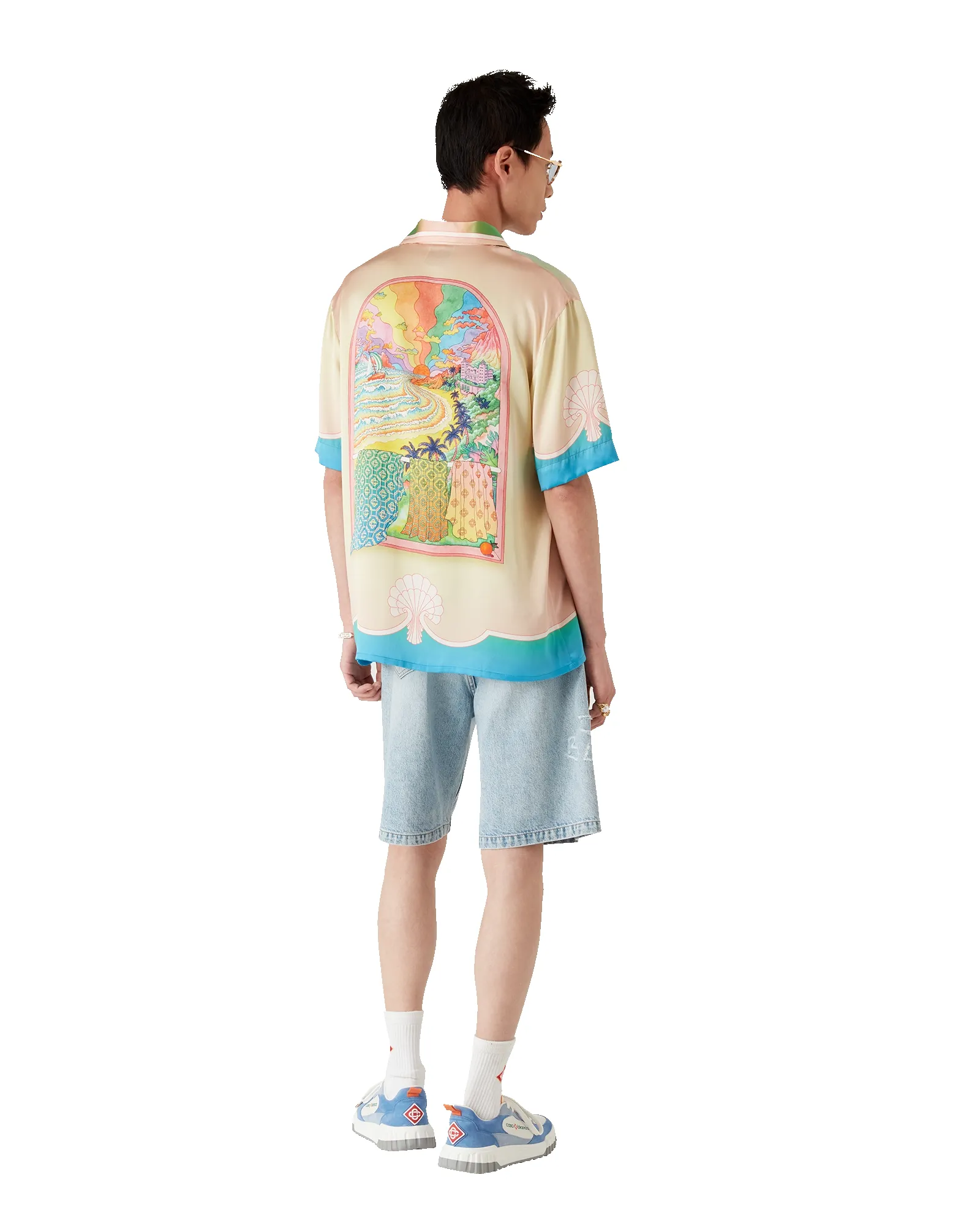 Lucid Dreams Short Sleeve Silk Shirt sold by Casablanca product image thumbnail 5