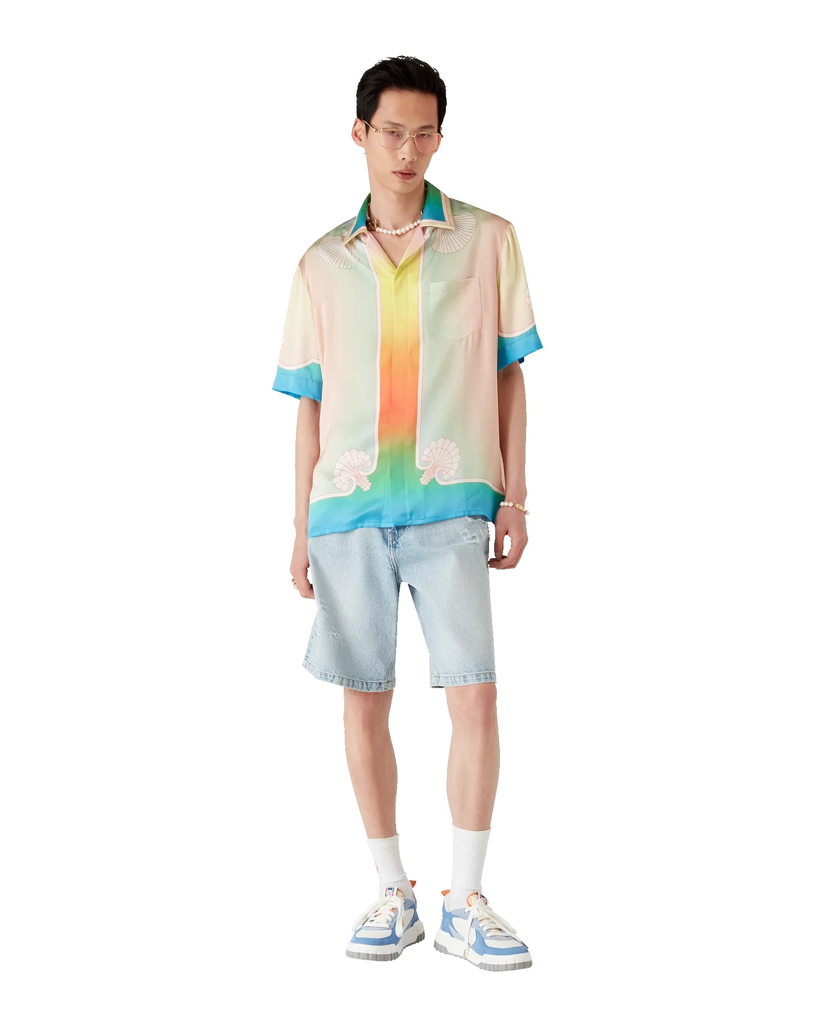 Lucid Dreams Short Sleeve Silk Shirt sold by Casablanca product image thumbnail 3