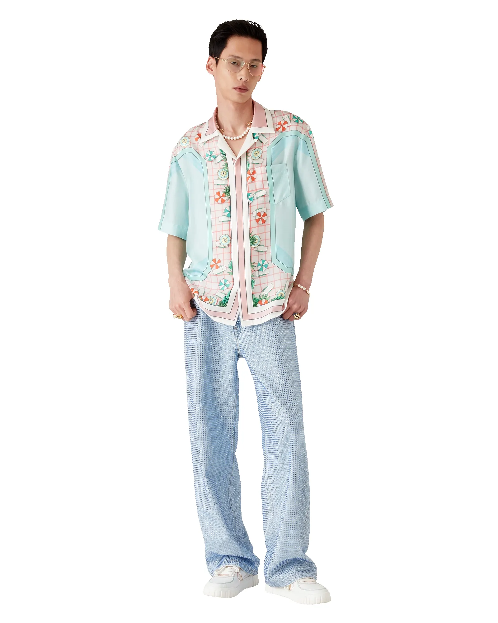 Copacabana Short Sleeve Silk Shirt sold by Casablanca product image thumbnail 2