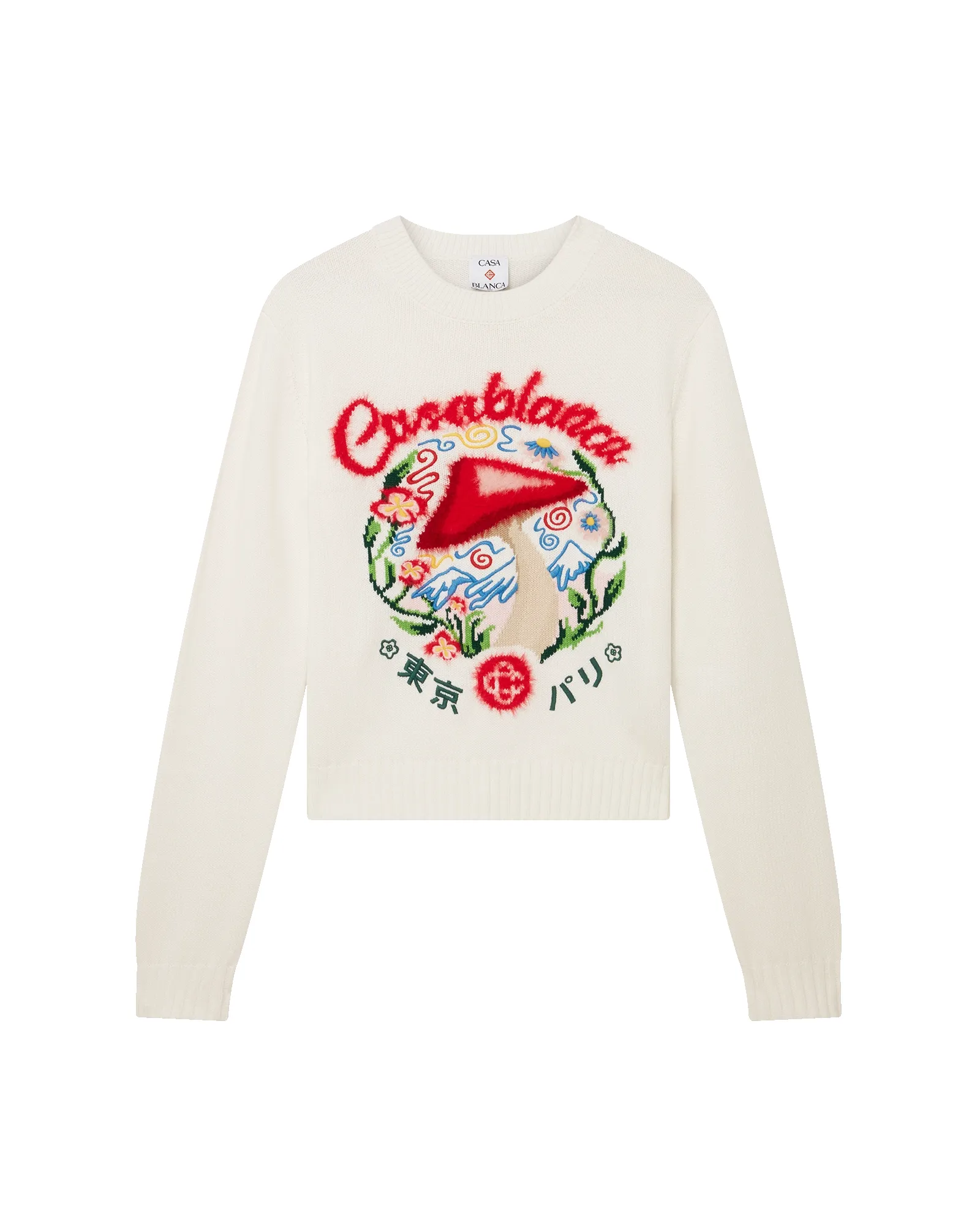 Cotton Embroidered Mushroom Jumper sold by Casablanca