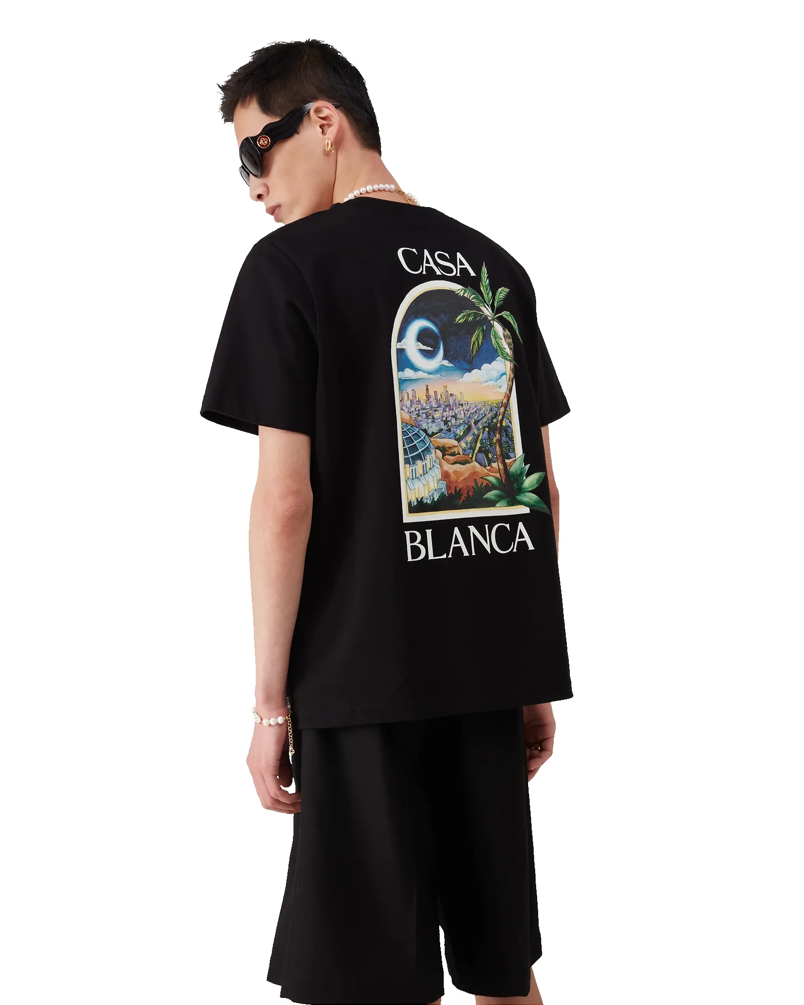 LA Nights Short Sleeve T-Shirt sold by Casablanca product image thumbnail 3