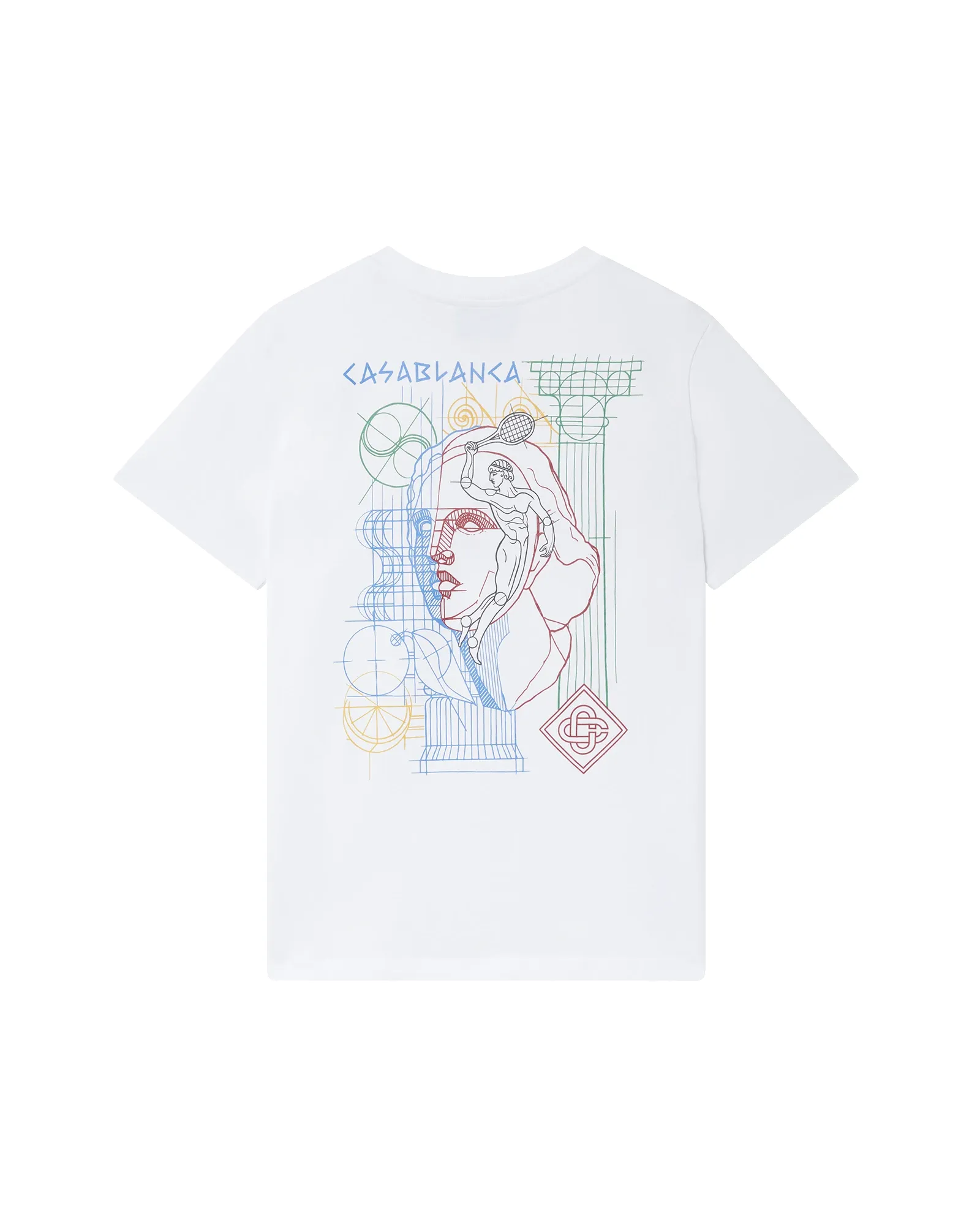 Tennis Play In Progress Short Sleeve T-Shirt sold by Casablanca