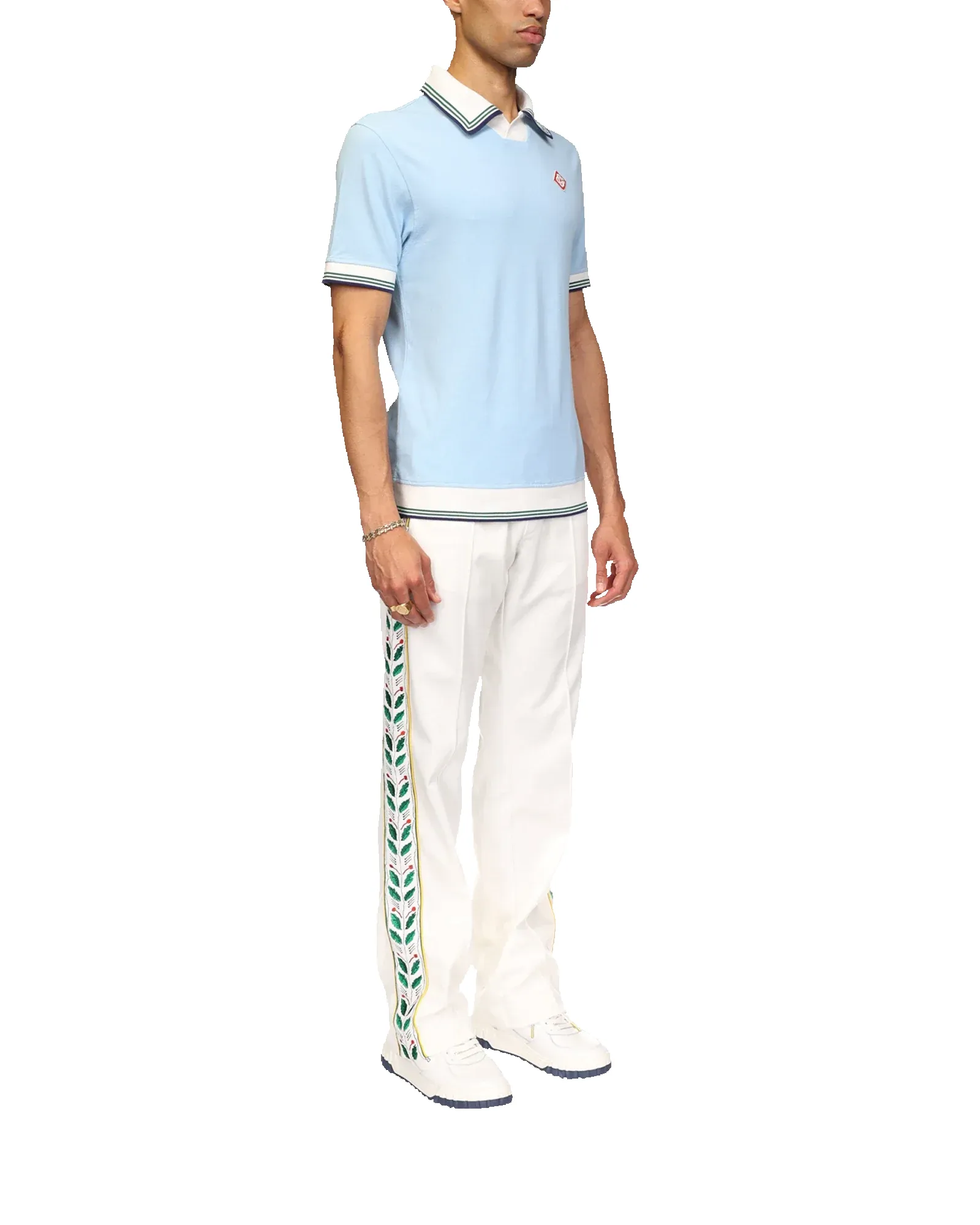 Pique Polo Shirt sold by Casablanca product image thumbnail 5