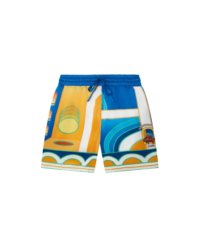 Paysage Silk Shorts sold by Casablanca