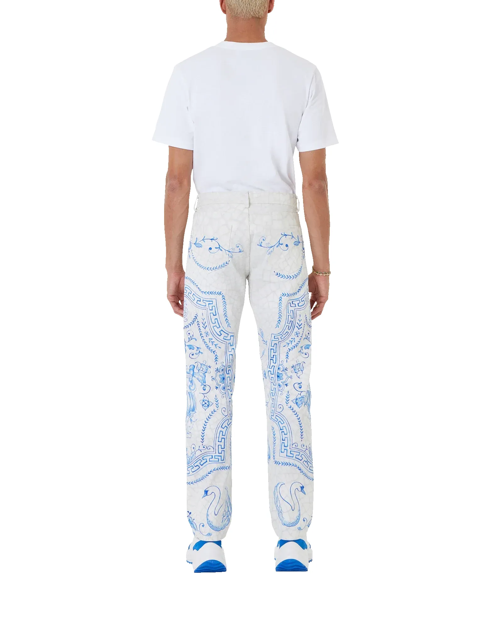 Plat A Dessert Blanc Denim Trousers sold by Casablanca product image thumbnail 3