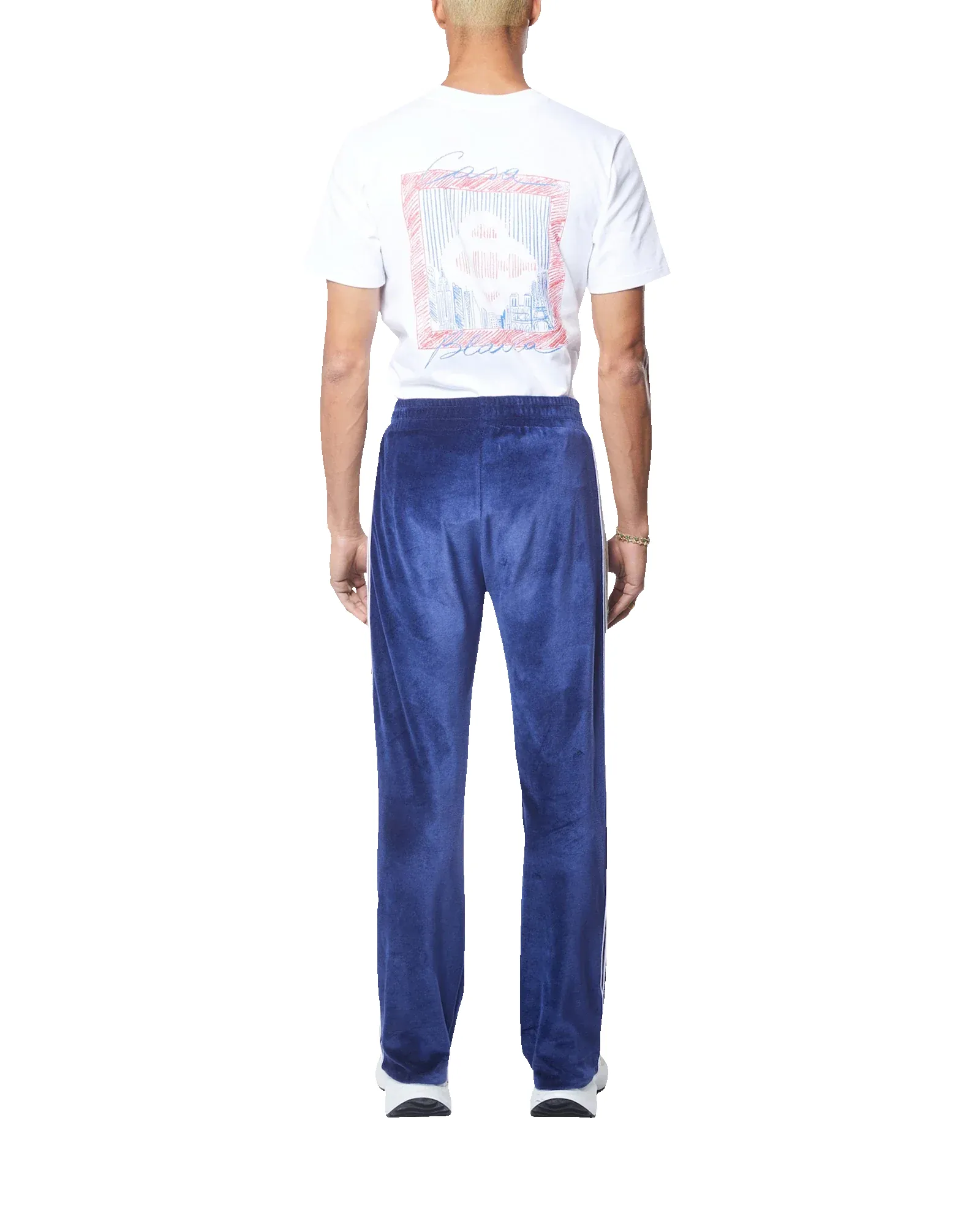 Laurel Velour Taped Tracksuit Bottoms sold by Casablanca product image thumbnail 3