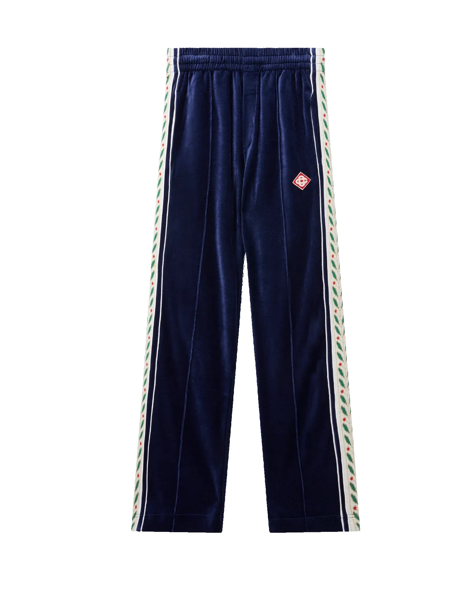 Laurel Velour Taped Tracksuit Bottoms sold by Casablanca