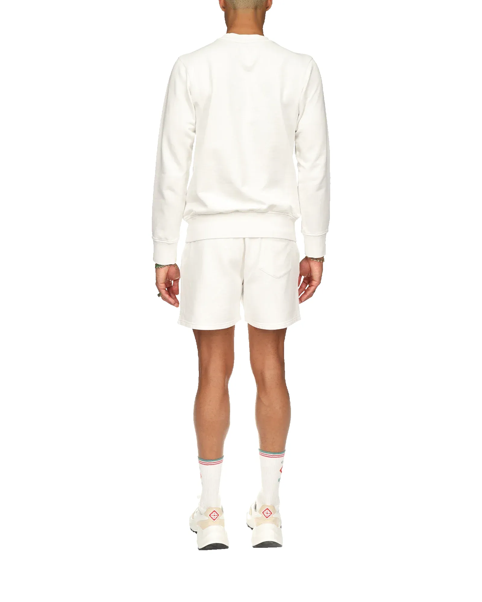White Tennis Club Icon Sweatshirt sold by Casablanca product image thumbnail 4