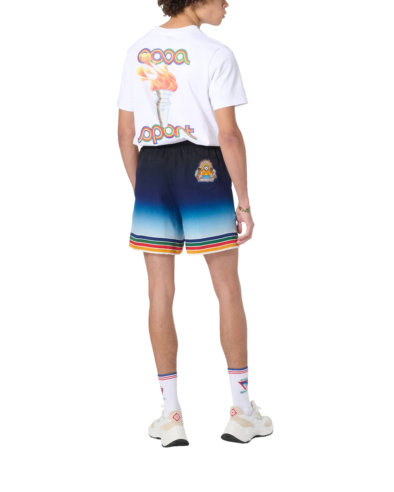 Studio De Musique Silk Shorts sold by Casablanca product image thumbnail 3