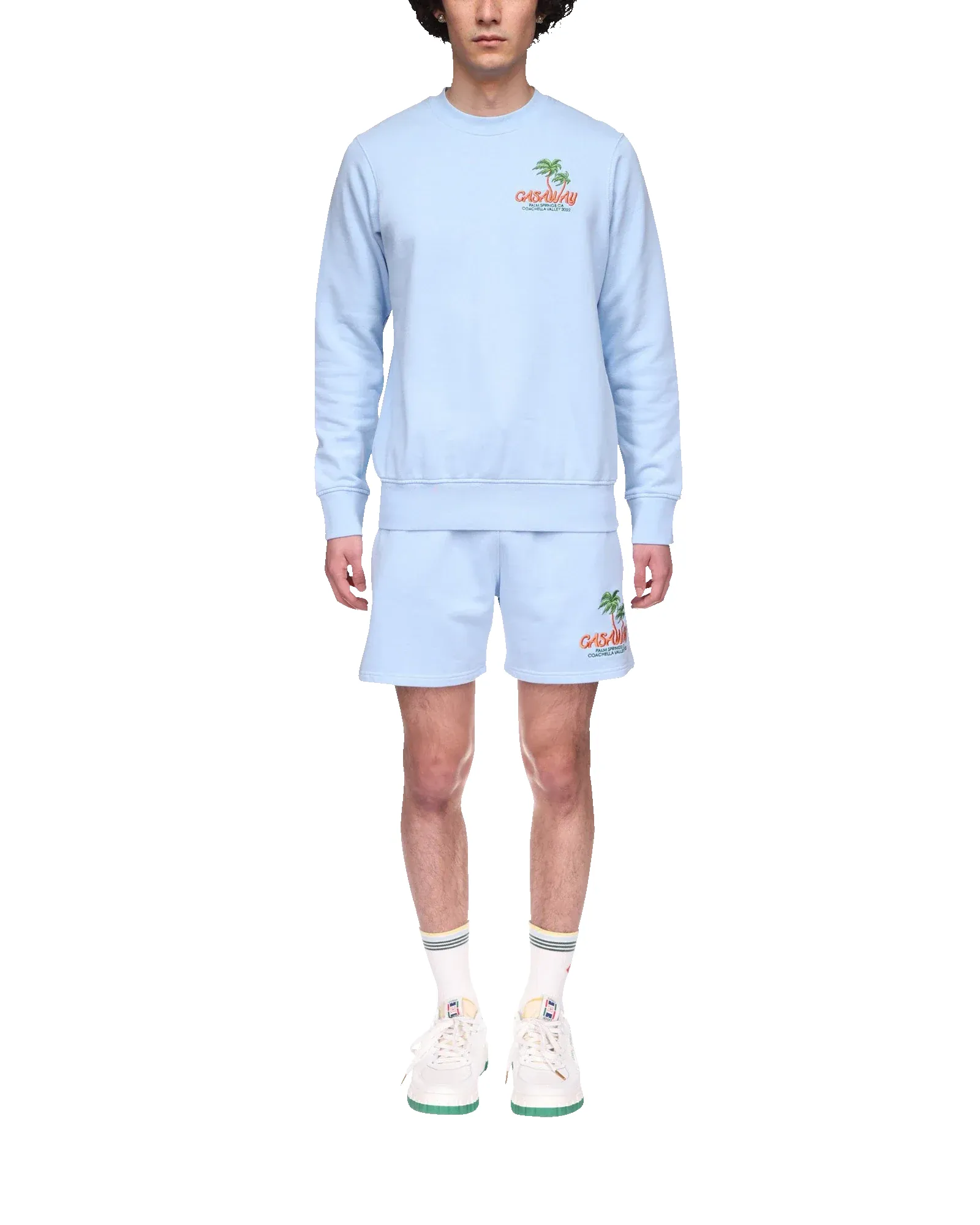 Blue Coachella Valley Sweatshort sold by Casablanca product image thumbnail 2