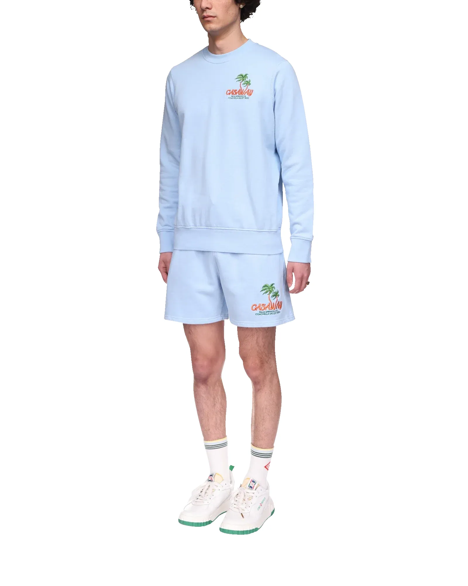 Blue Coachella Valley Sweatshort sold by Casablanca product image thumbnail 3