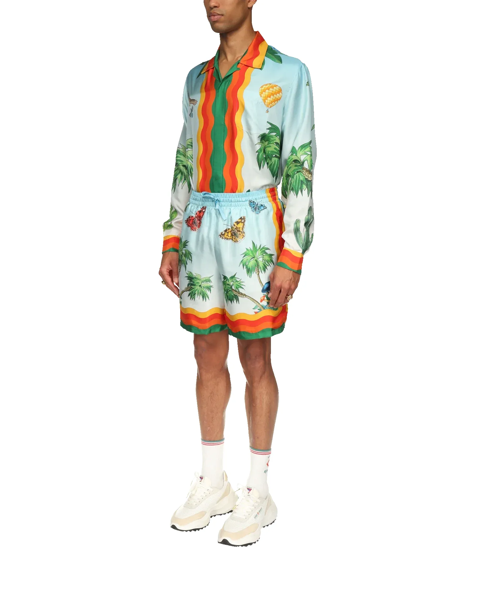 Palm Springs Tennis Club Silk Shorts sold by Casablanca product image thumbnail 3