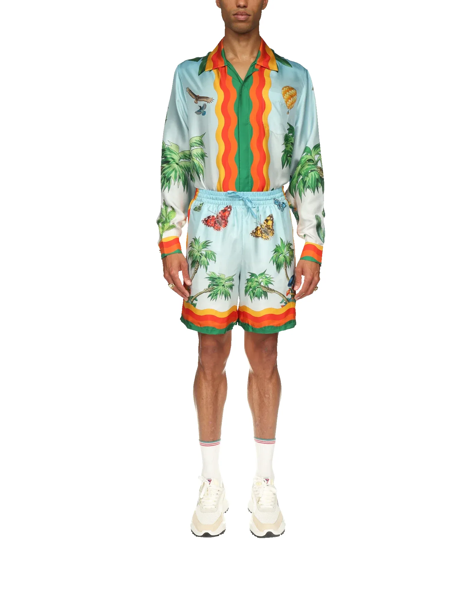 Palm Springs Tennis Club Silk Shorts sold by Casablanca product image thumbnail 2