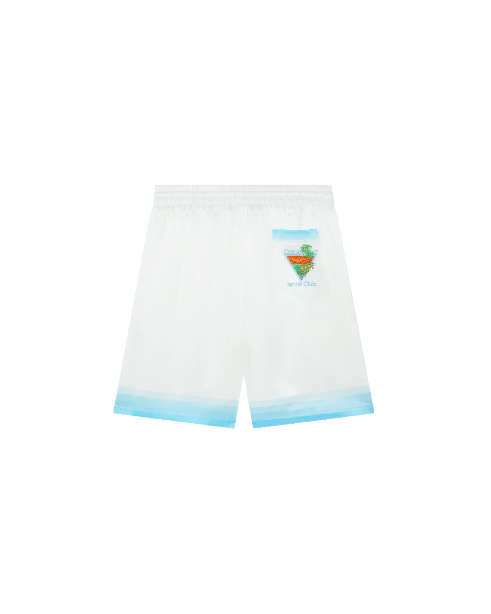Palm Springs Icon Blue Silk Shorts sold by Casablanca product image thumbnail 5