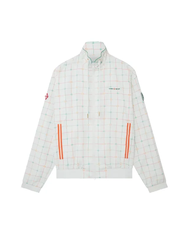 Tennis Club Check Track Jacket sold by Casablanca