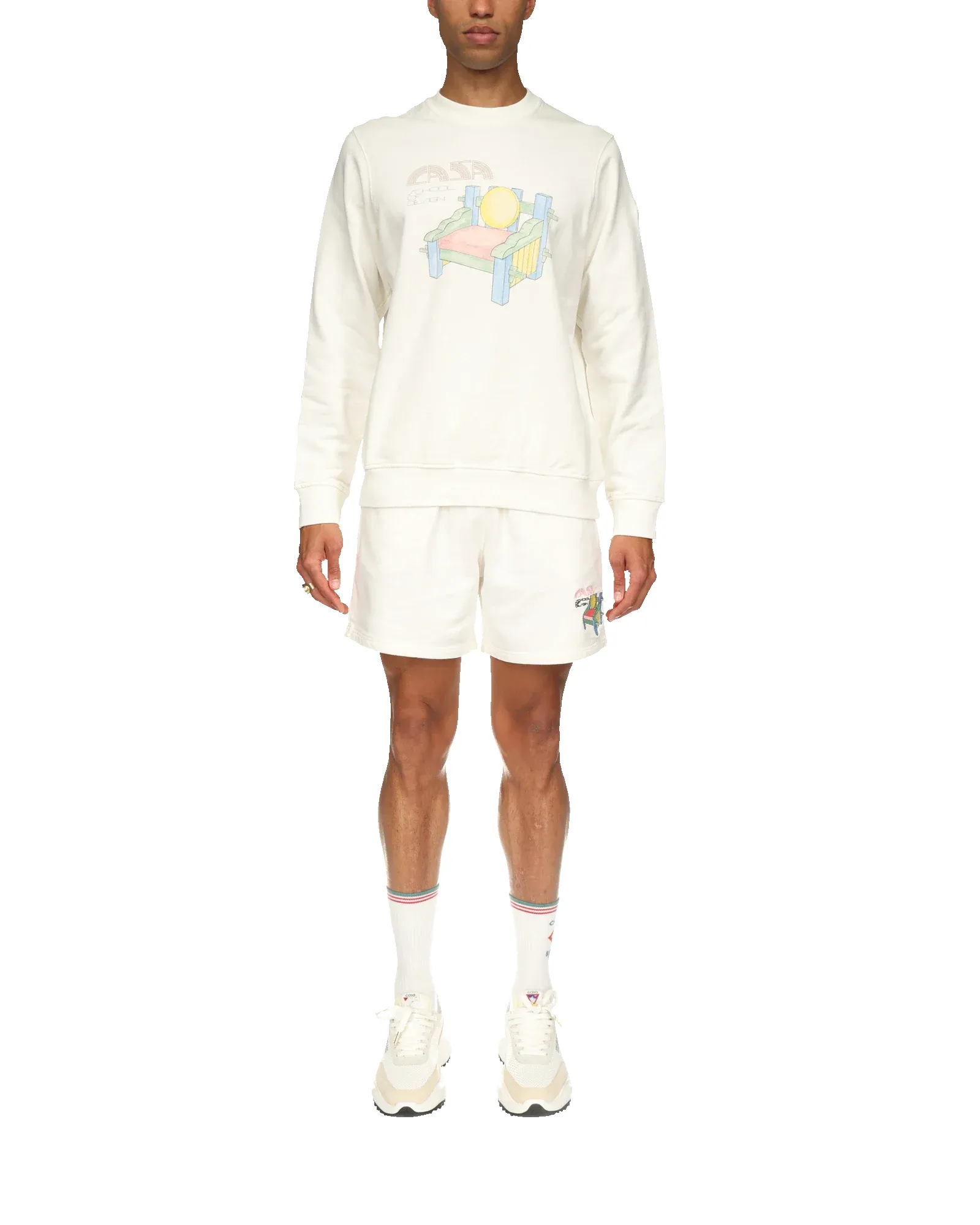 School Of Design Sweatshorts sold by Casablanca product image thumbnail 2