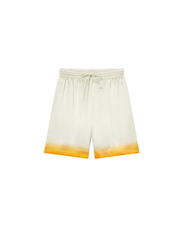 Panoramique Silk Satin Shorts sold by Casablanca