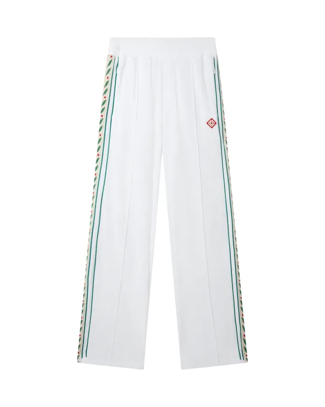 Laurel Velour Taped Tracksuit Bottoms sold by Casablanca