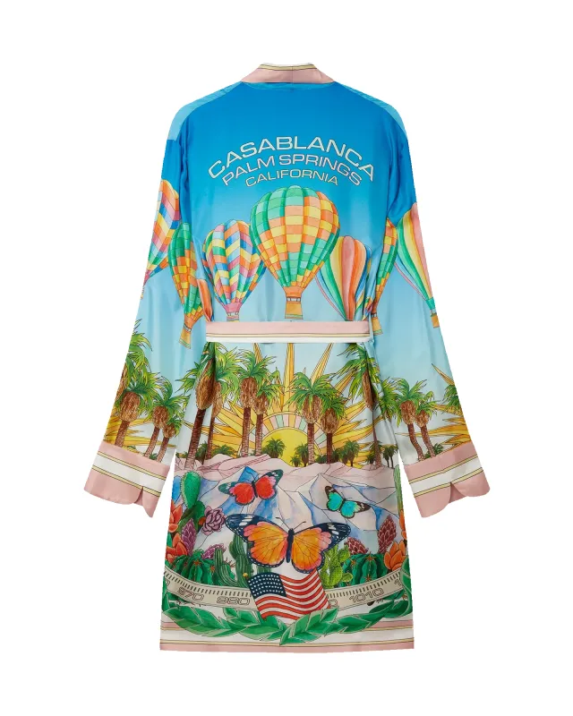 Psychedelic Silk Robe sold by Casablanca