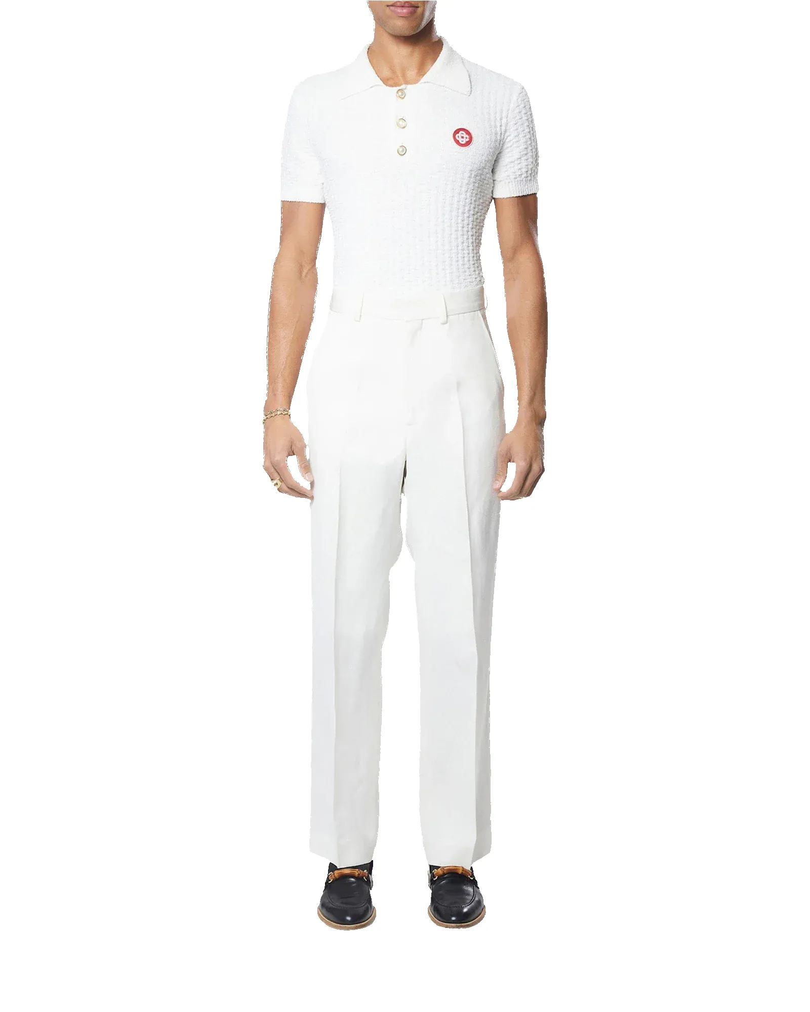 Silk Suiting Wide Leg Trousers sold by Casablanca product image thumbnail 2