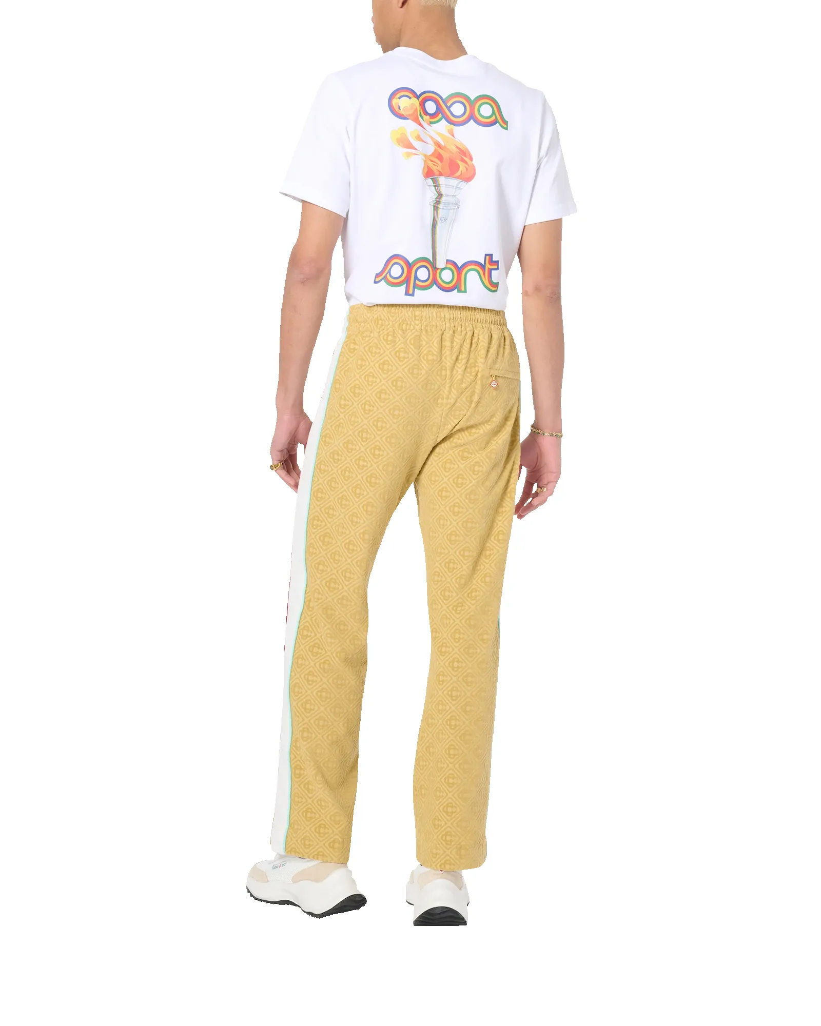 Monogram Velour Track Pants sold by Casablanca product image thumbnail 2