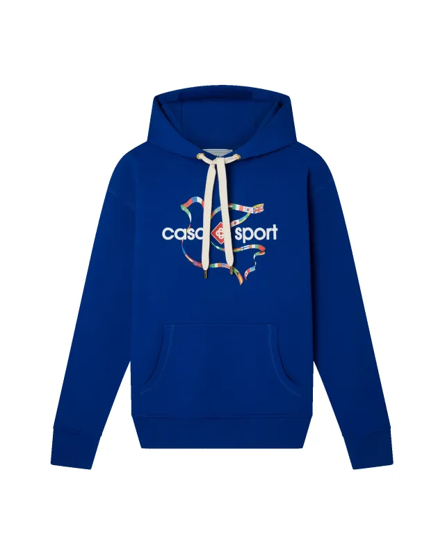 Drapeau De Collombes Hooded Sweatshirt sold by Casablanca