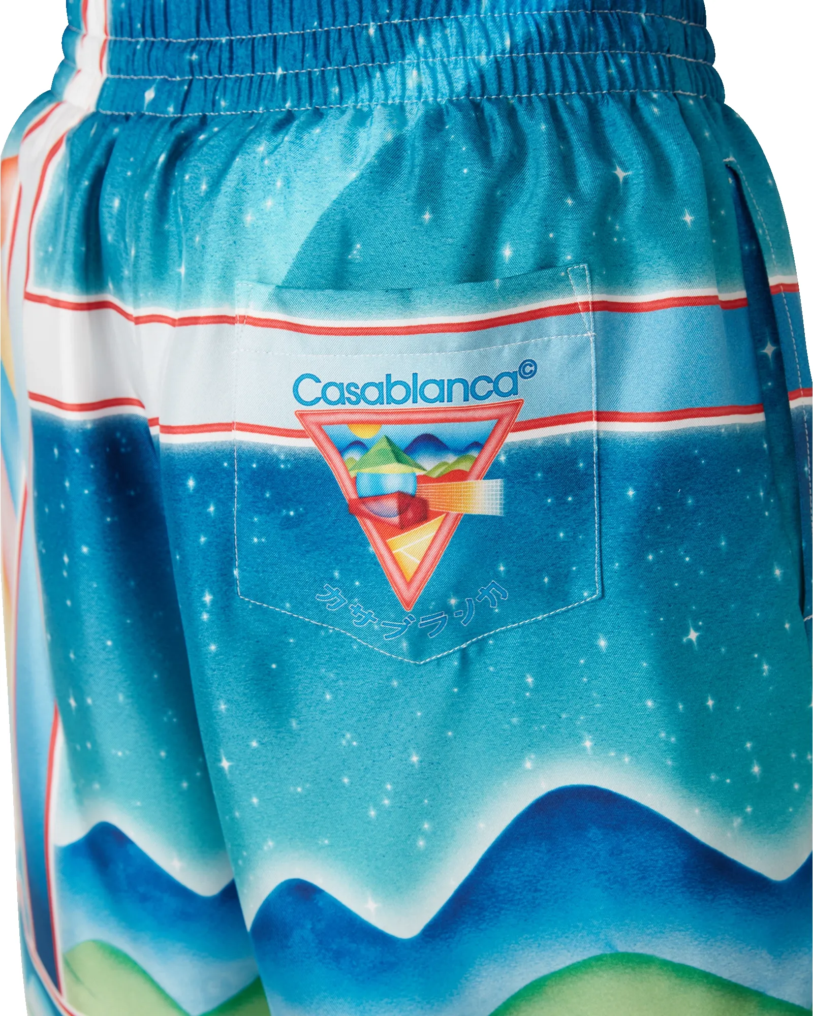 Galaxy Court Silk Shorts sold by Casablanca product image thumbnail 5