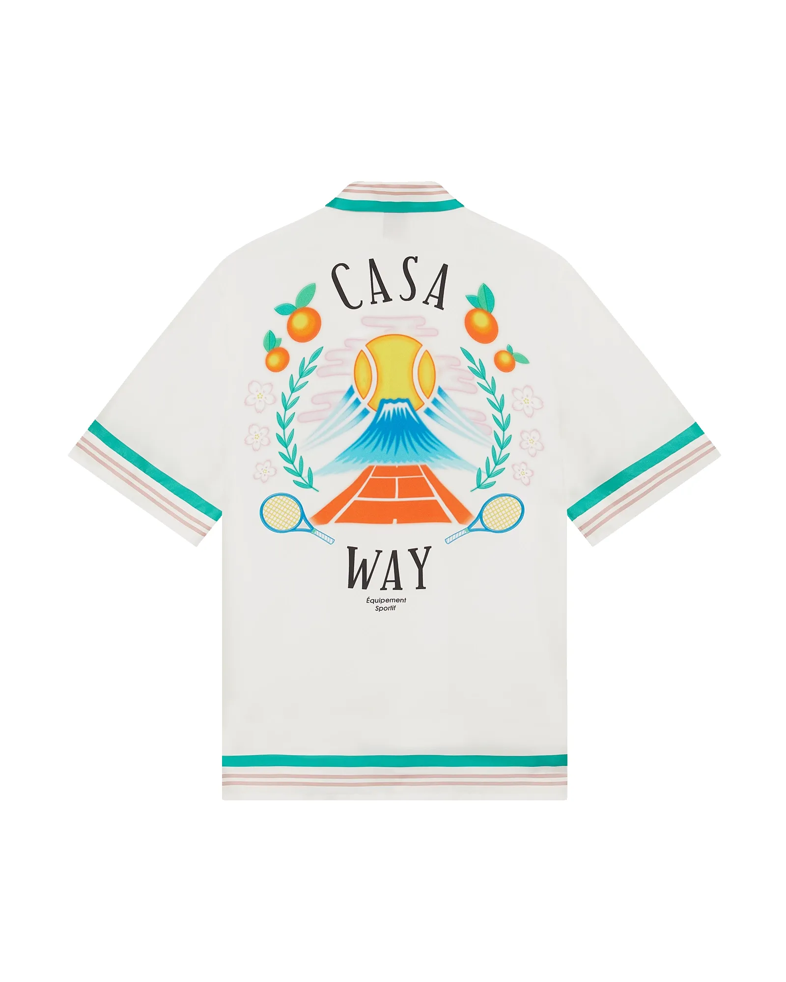 Casa Way Short Sleeve Silk Shirt sold by Casablanca