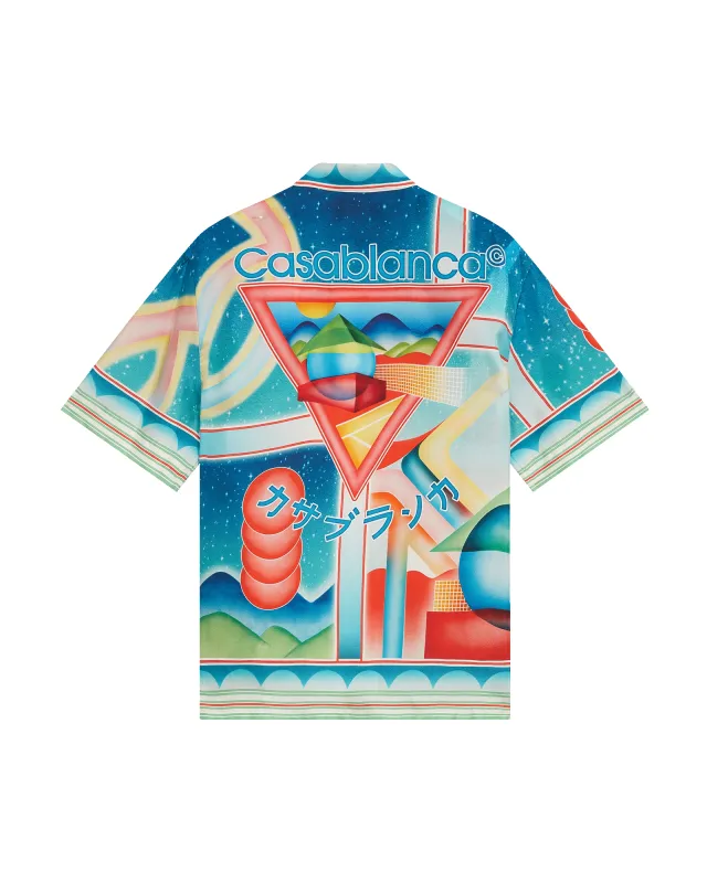 Galaxy Court Short Sleeve Silk Shirt sold by Casablanca