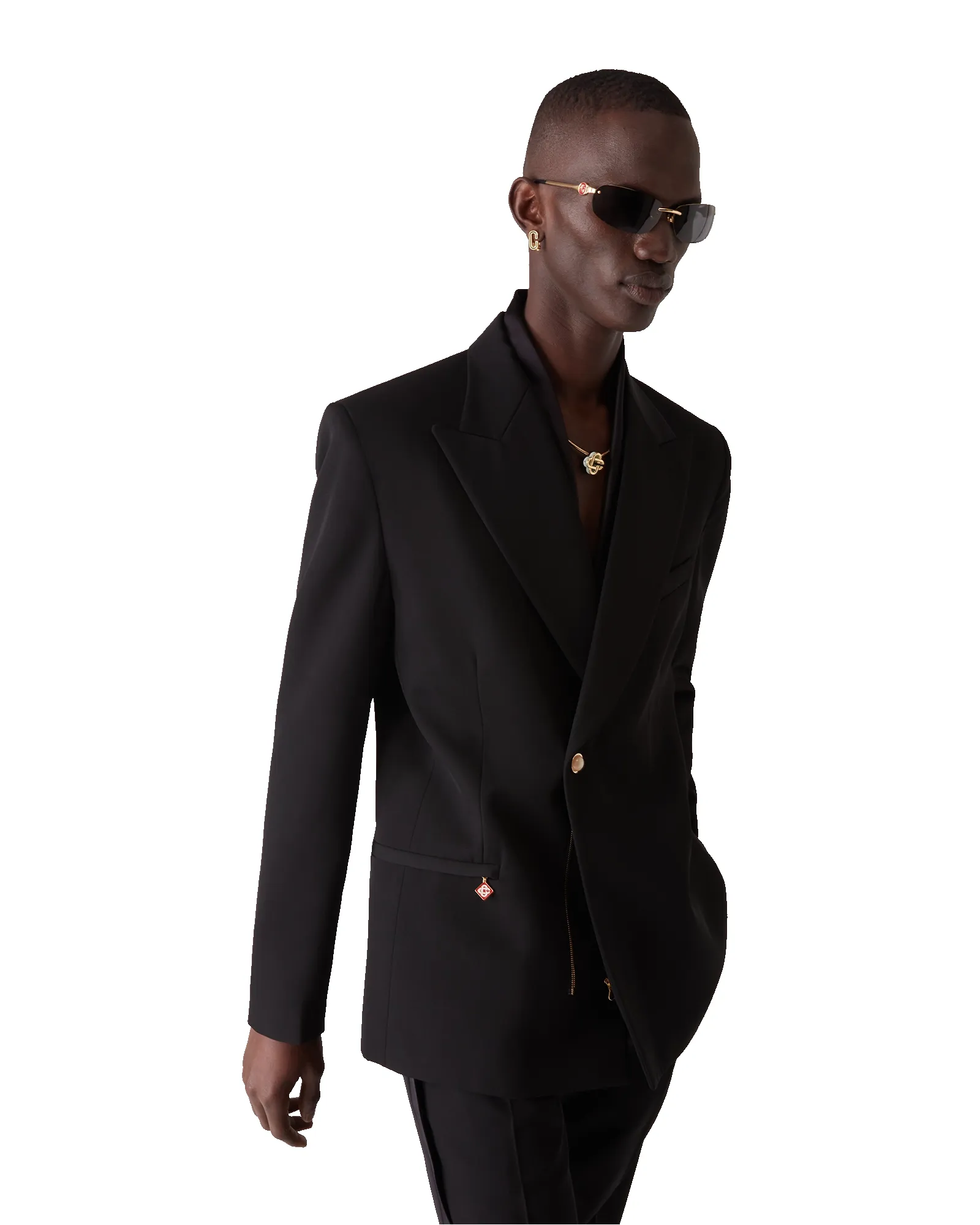 Wool Double Breasted Jacket sold by Casablanca product image thumbnail 4