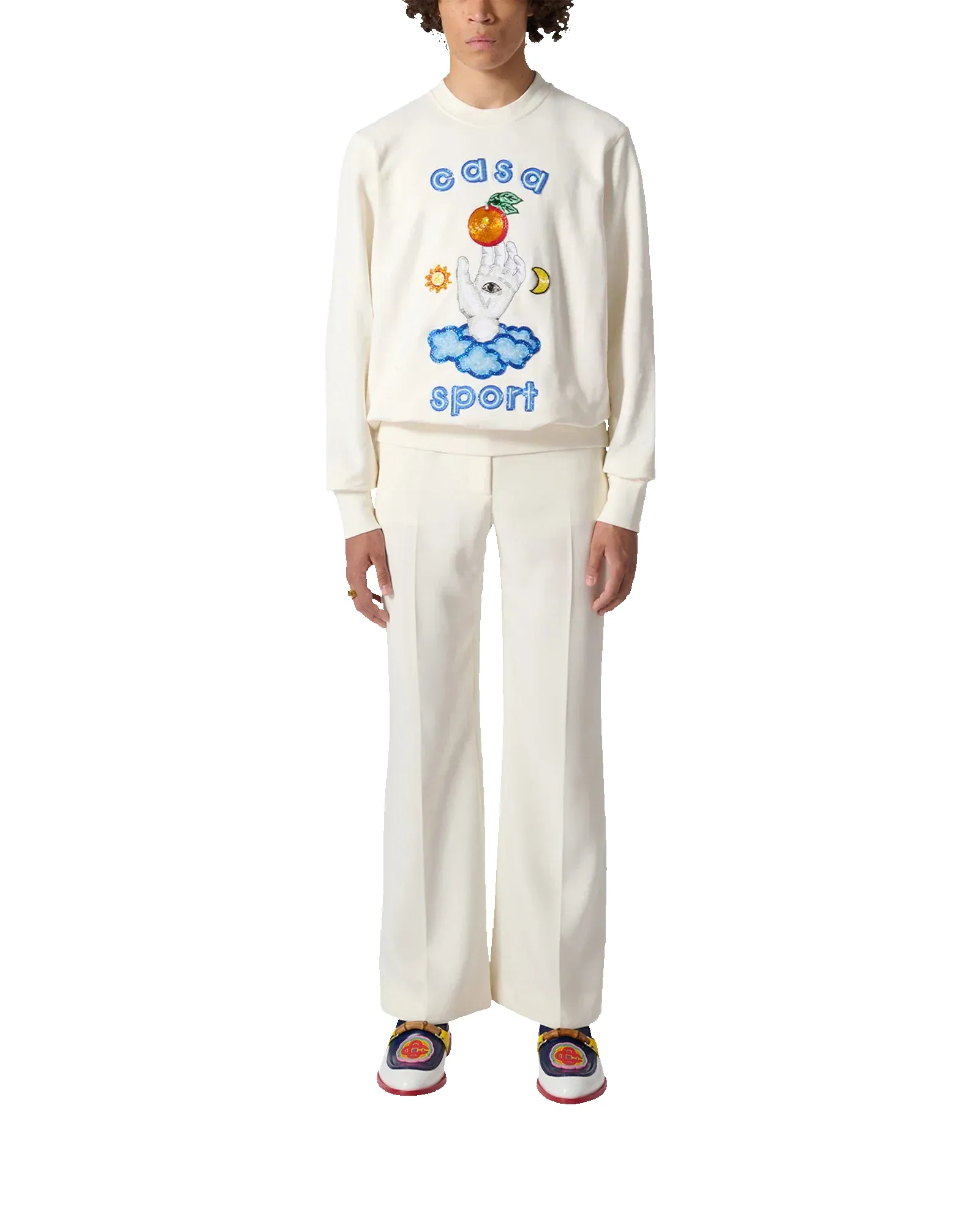 Casa Talisman Beaded Sweatshirt sold by Casablanca product image thumbnail 3