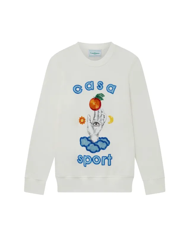 Casa Talisman Beaded Sweatshirt sold by Casablanca