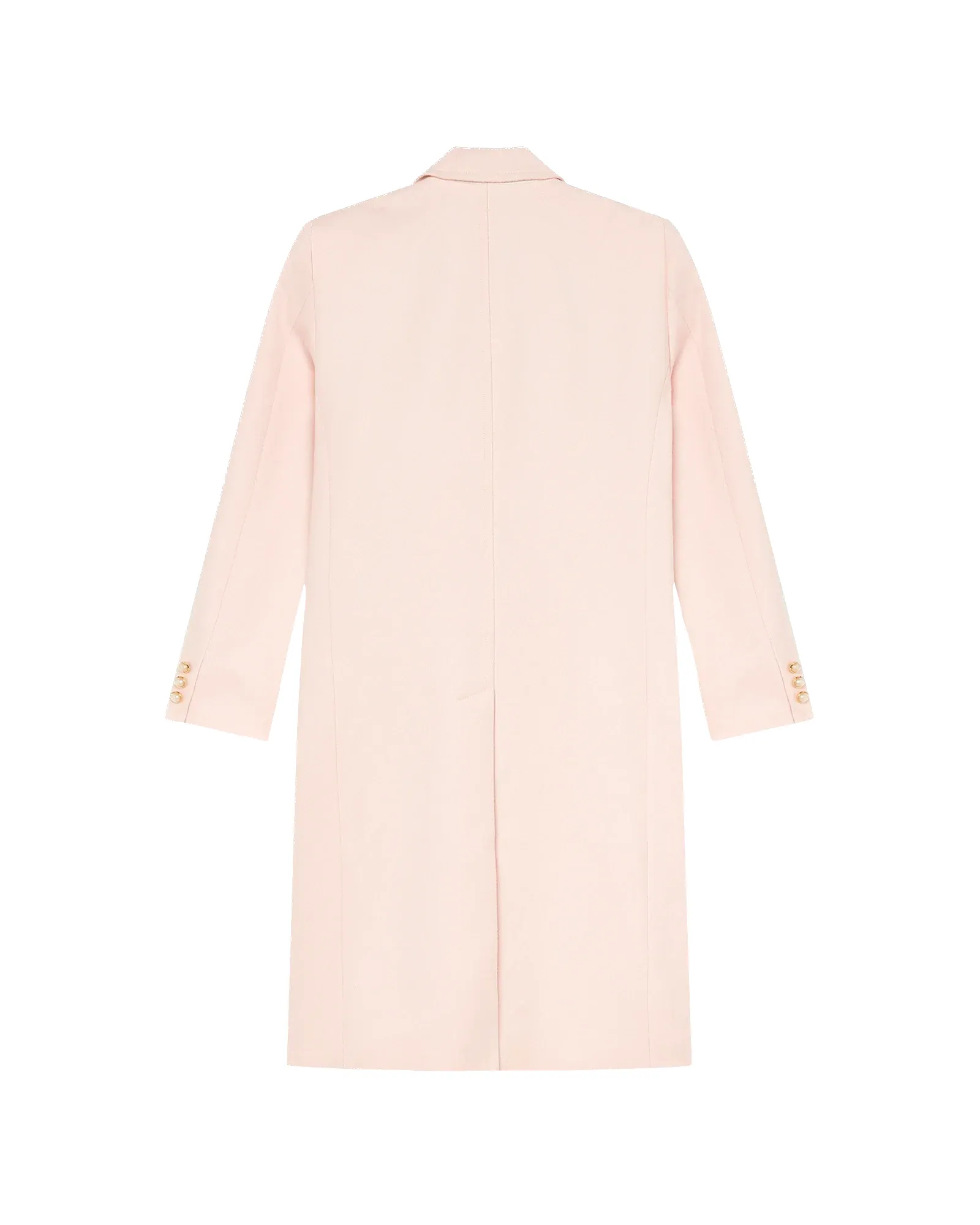 Pink Nativa Wool Double Breasted Overcoat sold by Casablanca product image thumbnail 4