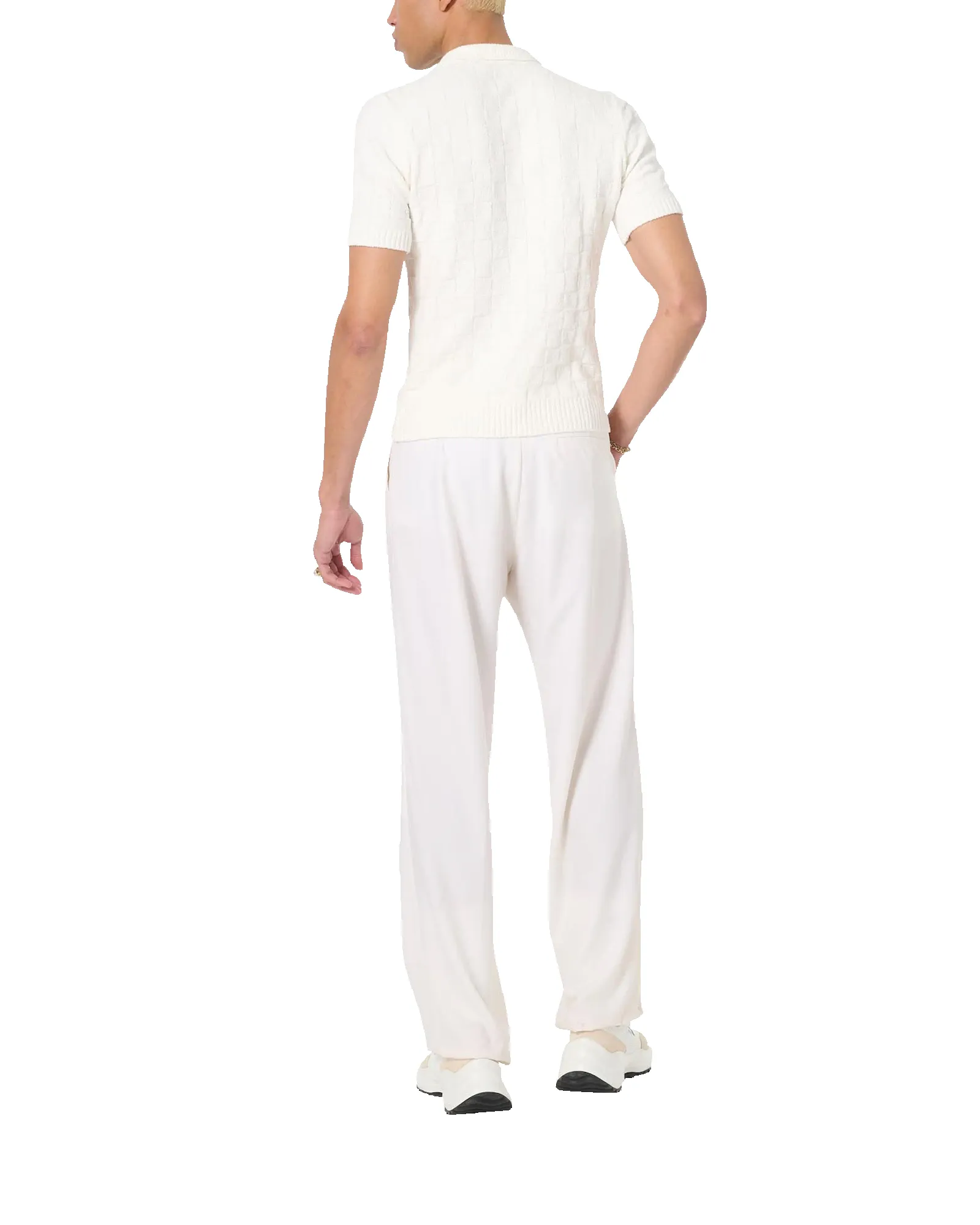 Checked Yoke Boucle Polo sold by Casablanca product image thumbnail 4