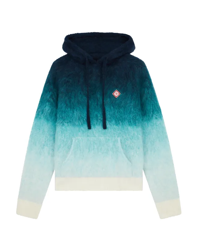 Gradient Mohair Hooded Sweatshirt sold by Casablanca