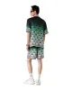 Gradient Monogram Short-Sleeve Silk Shirt sold by Casablanca