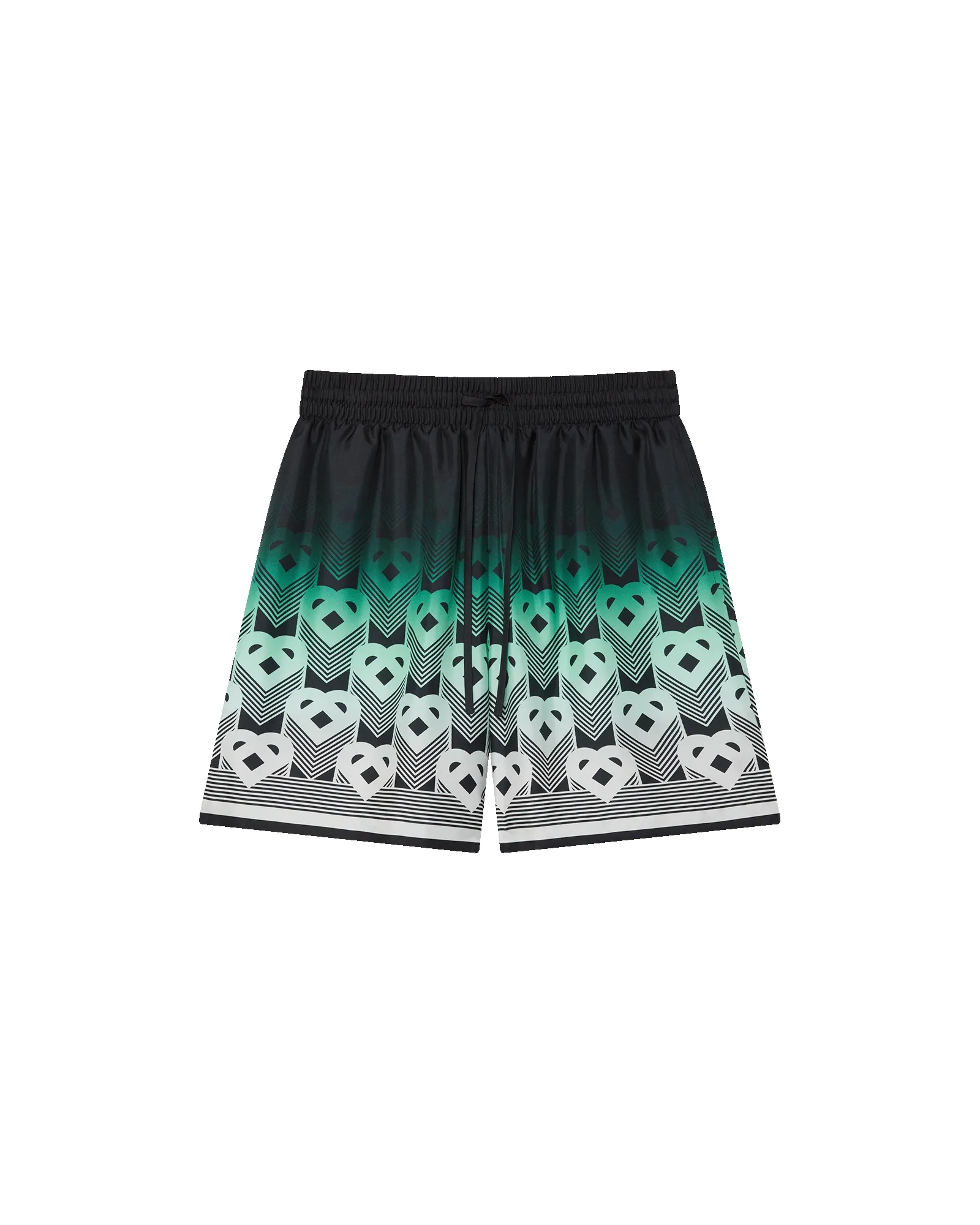 Gradient Monogram Silk Shorts sold by Casablanca