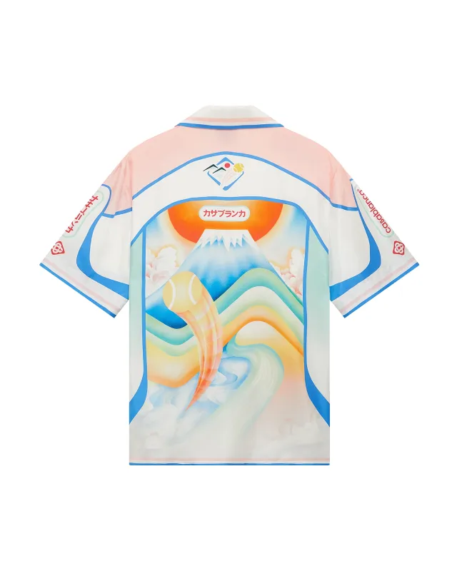 Fuji Dream Short Sleeve Silk Shirt sold by Casablanca