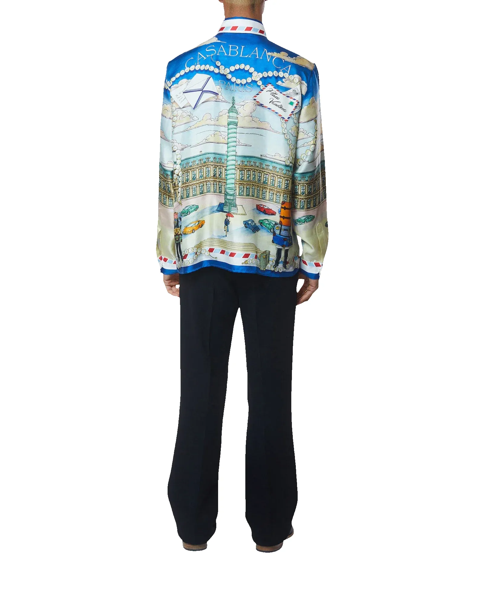 Place Casa Long Sleeve Silk Shirt sold by Casablanca product image thumbnail 3