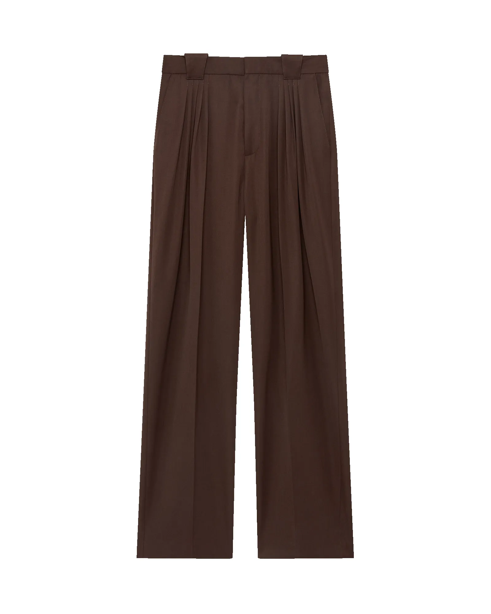 Wool Five Pleat Trousers sold by Casablanca