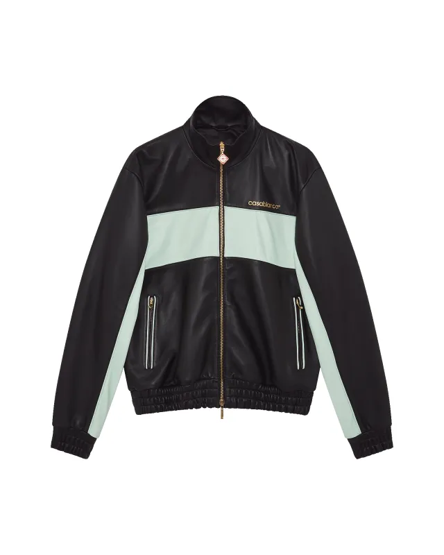 Leather Track Jacket sold by Casablanca