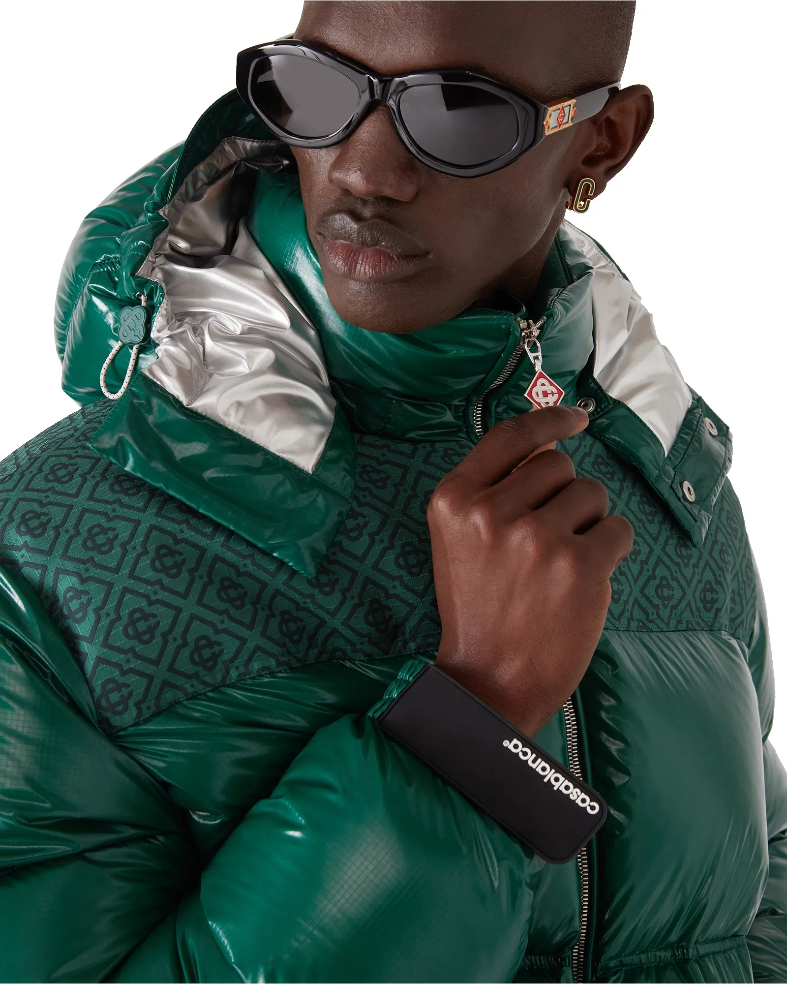 Nylon Puffer Jacket sold by Casablanca product image thumbnail 5