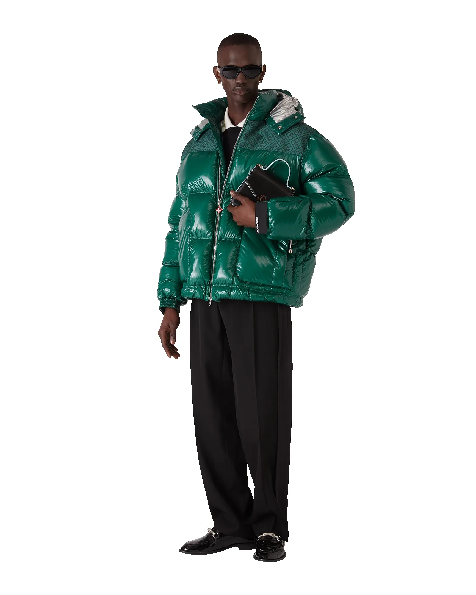 Nylon Puffer Jacket sold by Casablanca product image thumbnail 2