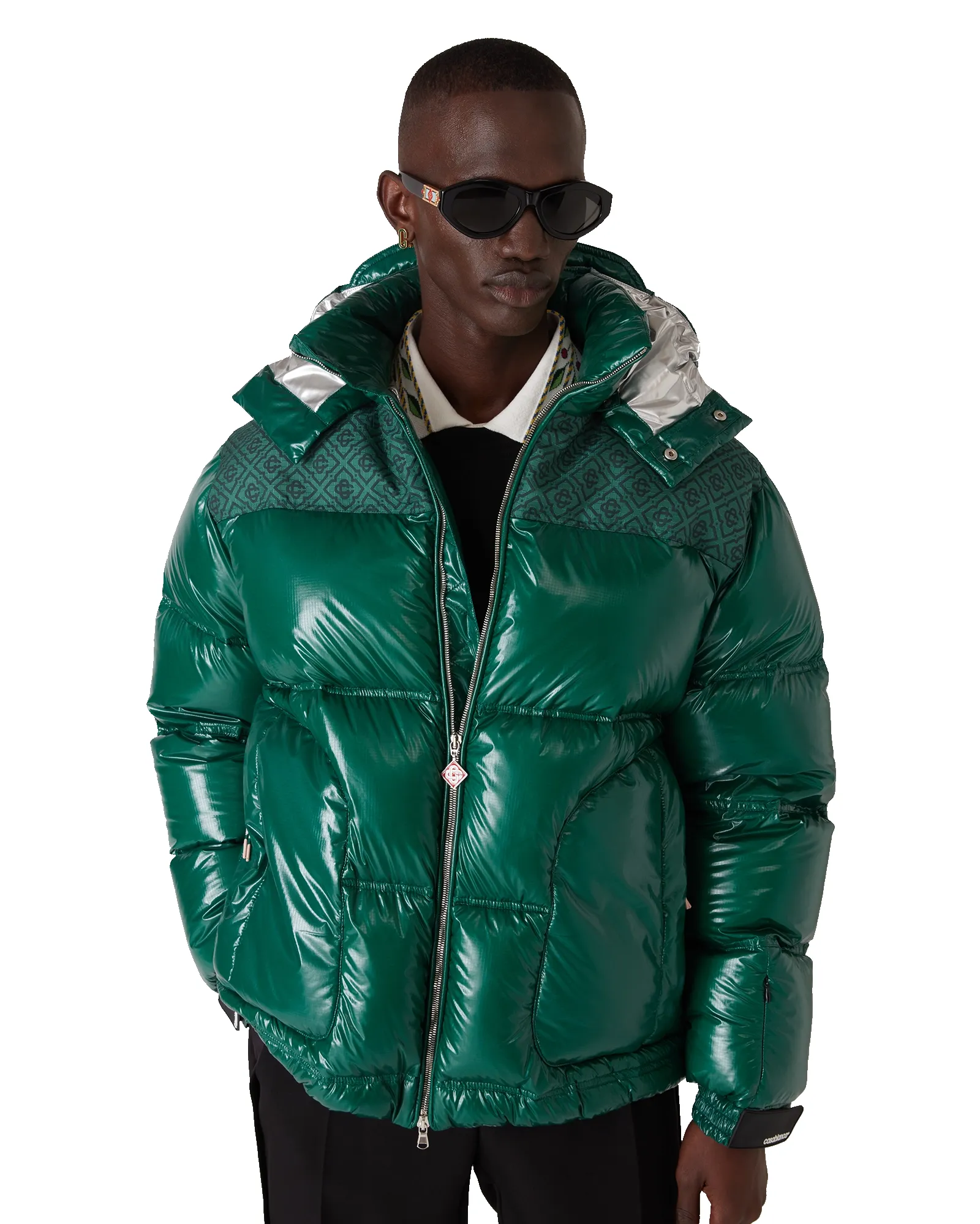 Nylon Puffer Jacket sold by Casablanca product image thumbnail 4