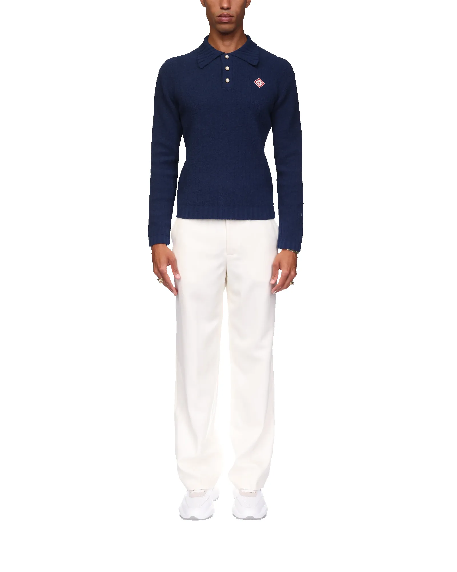 Boucle Polo Long Sleeve Shirt sold by Casablanca product image thumbnail 2