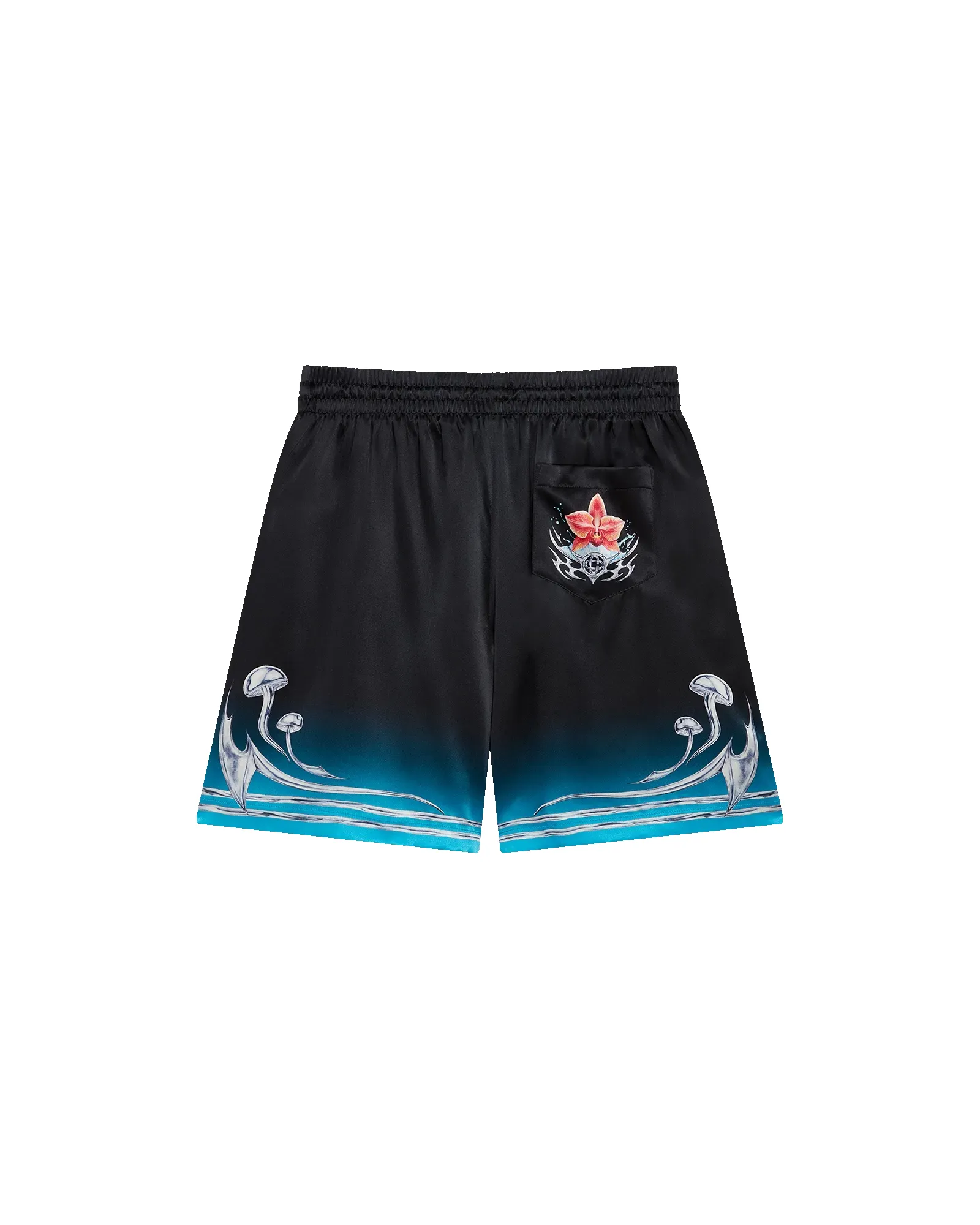 Blades Silk Satin Shorts sold by Casablanca