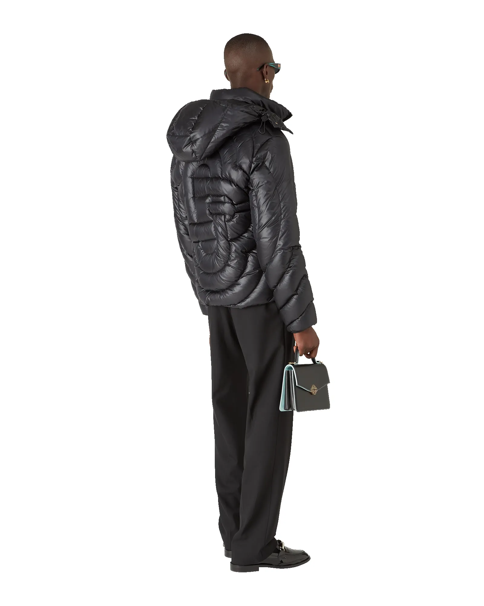 Monogram Quilted Nylon Puffer Jacket sold by Casablanca product image thumbnail 3
