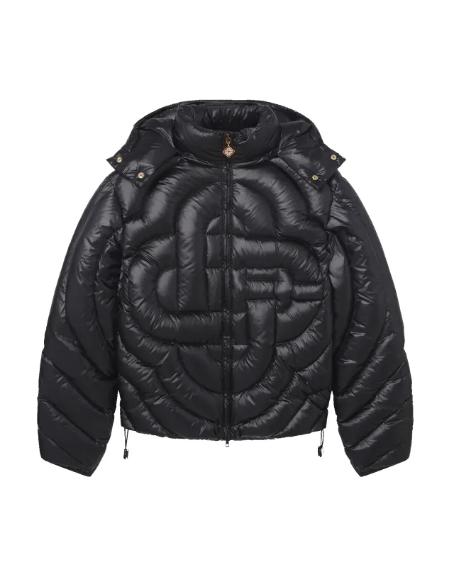 Monogram Quilted Nylon Puffer Jacket sold by Casablanca