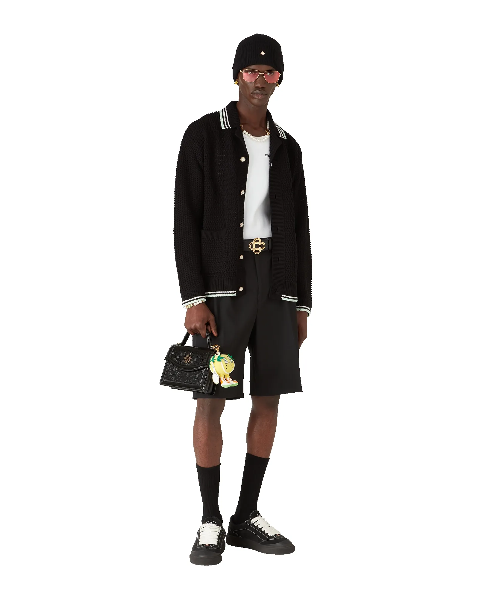 Embroidered Cotton Crochet Long Sleeve Shirt sold by Casablanca product image thumbnail 5