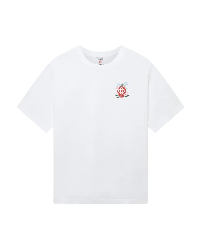 Dragonfly Floral Oversized Short Sleeve T-Shirt sold by Casablanca